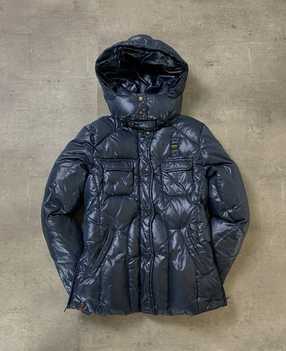 Blauer damen steppjacke kurz - blauer,