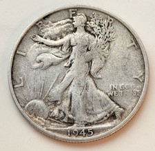 1/2 Dollar Half Dollar 1945 S