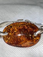 925 Silber Bernstein Armband