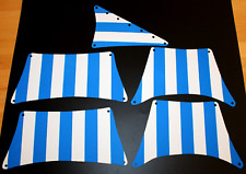 Segel Set kompatibel mit Schiff 6285 10040 Black Seas Barracuda Blau Weiß