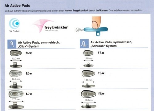 Nasenpads brillenpads - nasenpads,