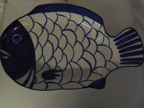 Grosse fisch servierplatte - grosse,