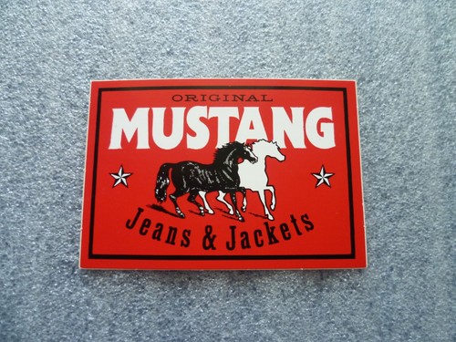 Aufkleber mustang jeans - -,