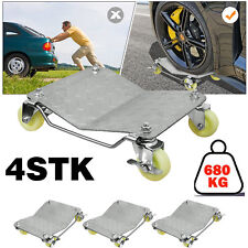PKW Rangierhilfe 4X SATZ 680 kg Auto Rangierroller Rangierheber Wagenheber Rolle