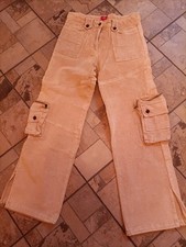 Damen Cord-Hose Gr. 38 beige