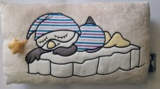 NICI Schlafmützen Kissen Pinguin 43x25 cm Kuschelkissen Plüschkissen NEU 48525