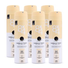 8x4 Deo-Spray Vanilla Twist 6x 150 ml – 48h Schutz ohne Aluminium