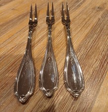  3 Fleischgabeln WMF - englische Rose. Cromargan 