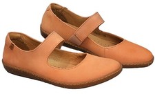 El Naturalista 5301 Coral Peach orange Echtleder Damen Ballerina