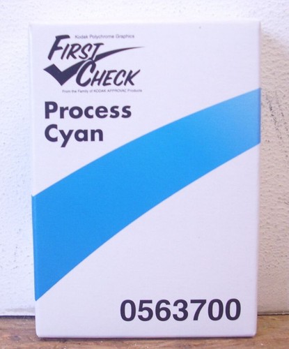 Kodak first check process cyan - check,