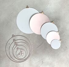 Stanzschablonen Weihnachtskugel Set xmas bis D. 11cm, 6-tlg.