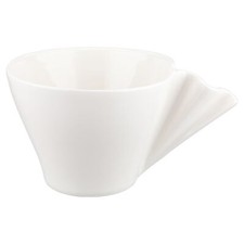 Cappuccinotasse Fächerhenkel Villeroy & Boch New Wave weiß