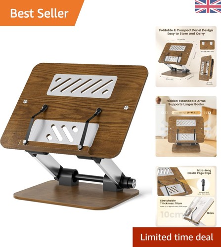 Elegant adjustable wooden book - elegant,