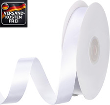 Schleifenband Weiß Satinband