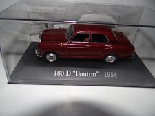 DE AGOSTINI MERCEDES BENZ 180 PONTON 1954 MODELLAUTO 1:43 SAMMLER MODELL