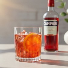 Campari Becher mit Schliff