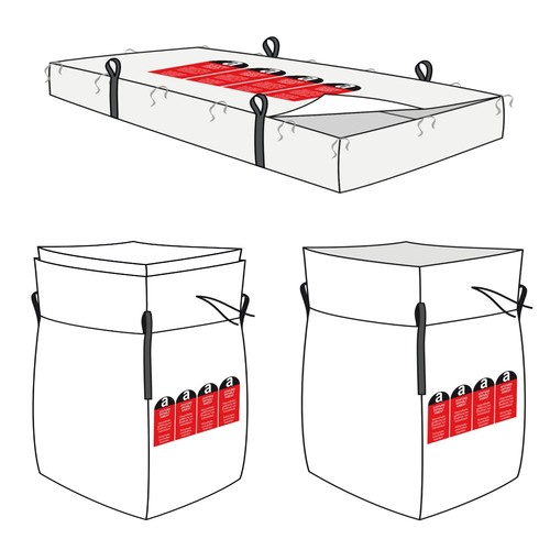 Platten asbest big bag - asbest,