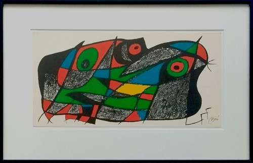 Original lithografie joan - lithografie,