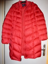 Land's End Daunenmantel - Gr. 42 XL - rot - frisch gereinigt - sehr gut