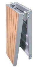 Gangway boot in aluminium