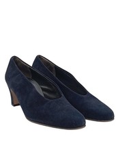 PAUL GREEN Hochfront-Pumps Damen Pumps Gr. DE 42 blau Casual-Look