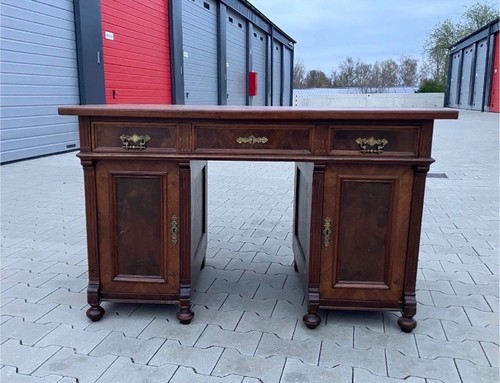 Antiker schreibtisch massiv - antiker,
