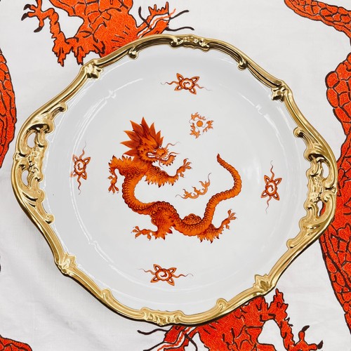 Porzellan roter drache ming - porzellan,