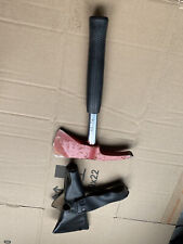 1 Feuerwehrbeil mit  Ledertasche Axt Gipserbeil  DIN 14924