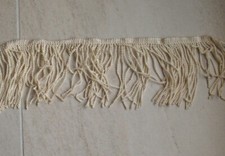 Bordüre mit Fransen für Gardinen, 2,40 m lang , 9 cm breit