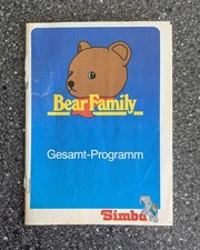 Bear Family Bärenland Gesamt-Programm Heft Simba Toys 1988 Vintage TOP
