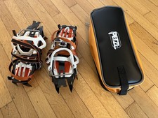 Petzl Irvis Körbchen Steigeisen  + Tasche Hochtouren Ausrüstung