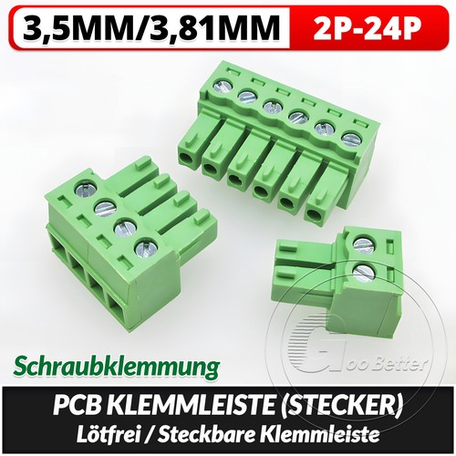 Mm pcb steckbare - 3,5/3,81,