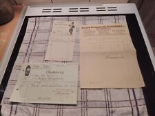 3 ALTE RECHNUNGEN KRANICHFELD