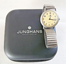 Junghans Titan Armbanduhr mit Reisebox # neue Batterie # (1251)