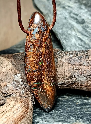 Boulder opal anhänger - ,