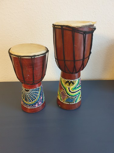 Djembe trommeln aus indonesien - trommeln,