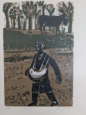 Andreas Felger Holzschnitt signiert limitierte Auflage