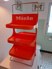 SELTEN Original 70 Jahr Miele Bad/ Küche Beistell/Ablagetisch groß ..Orange 
