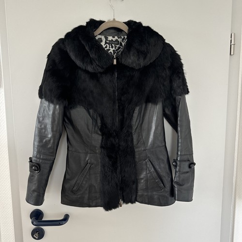 Pelzjacke lederjacke jacke - pelzjacke,