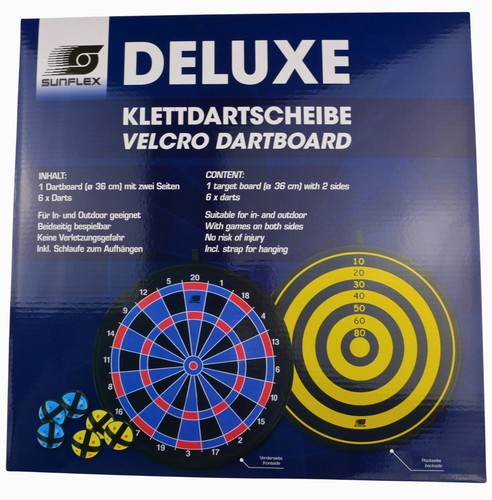 Sunflex klettdartscheibe - sunflex,