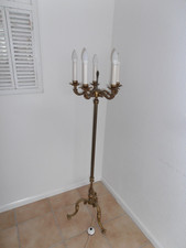 alte 5-Arm Stehlampe Leuchter