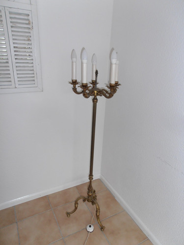 Alte arm stehlampe leuchter - alte,