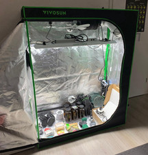 Homegrow Komplettset | Growbox | LED Grow Lampe | Abluftsystem | Töpfe | uvm...
