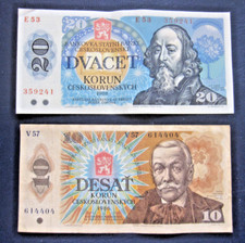 Tschechoslowakei ,Banknote ,20