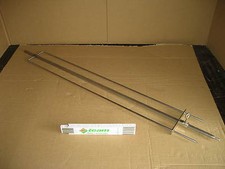 Grillspieß Hähnchengrill Fleischgabel Edelstahl Spieß Gastro Grill ca 98 cm 16