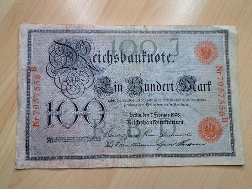 100 reichsmark reichsbanknote - reichsmark,