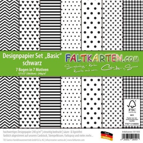 Designpapier x12 170gr - 12"x12",