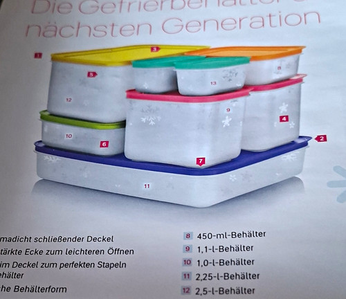 Tupperware gefrierbehälter - tupperware,