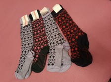 DDR Wollsocken Kniestrümpfe Wollstrümpfe Gr.31/34 retro vintage neu 4 paar