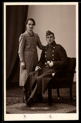 Foto soldat der luftwaffe - foto-ak,